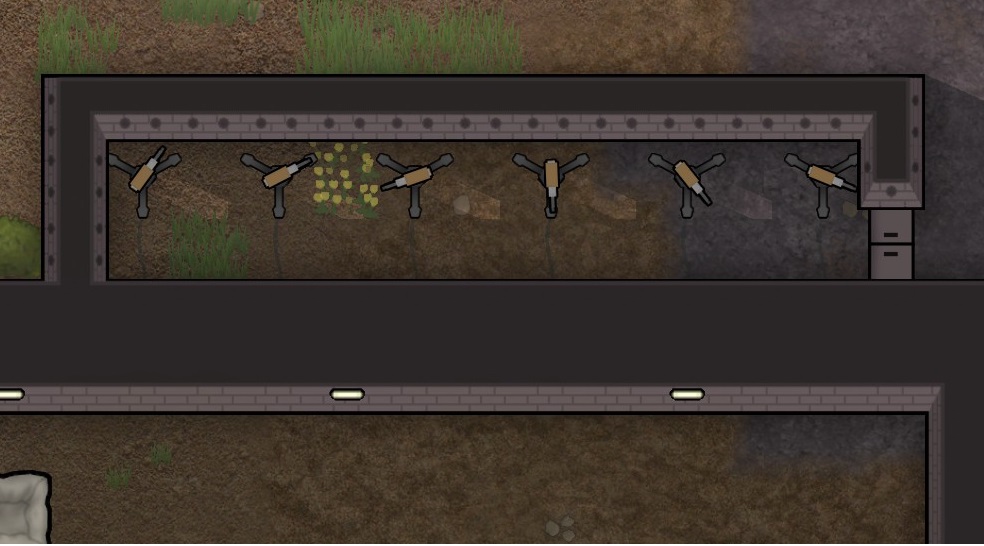 Rimworld1 2 近接相手なら無敵の防衛建築物 Matching Embrasures かみのもりブログ